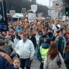 The protest action on16 April 2004