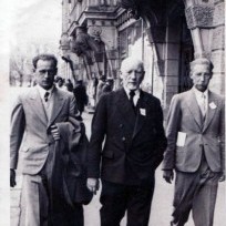 Edgar Frantzman with sons