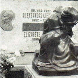 Aleksandra Liepukalna kapa piemineklis Rīgas Meža kapos