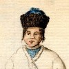 A Russian from Riga in a fur coat