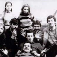 Олег Пека в компании однокурсников