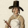 Russian merchant of tea or sbiten 
