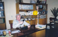 Ю.И. Абызов в Латвийском обществе русской культуры, октябрь 2000