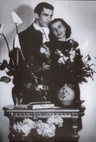 Anna Priede un Leonīds Freimanis kāzu dienā