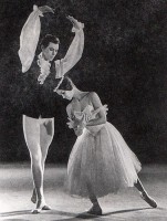 Марта Билалова и и Виктор Лукашевич на сцене ГАТОБ Латвийской ССР