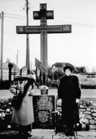 Near the Memorial Cross