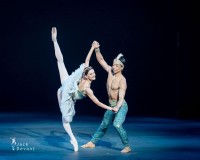 Evelīna Godunova un Motomi Kijota