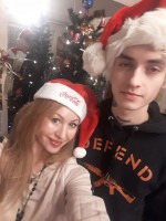 Jūlija Gurviča ar dēlu Ņikitu. 2018. gads