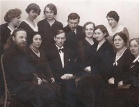 Kopā ar kolēģiem N. Vīnzrājas-Verškanskas ģimnāzijā