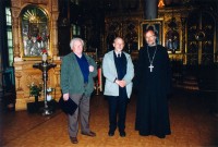 Y.Abyzov, N.Struve and the priest A.Golikov 