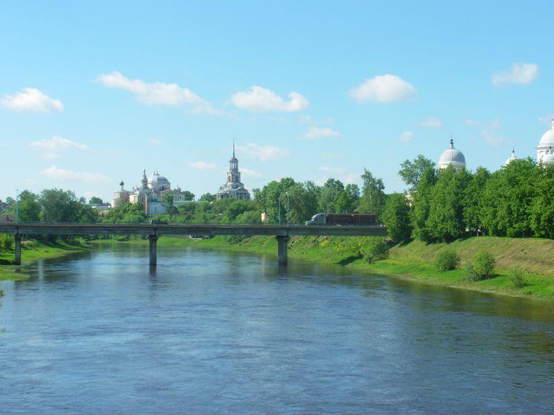 Вид на Борисоглебский монастырь