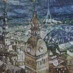 Jekaterīna Grjazeva. Rīga vakarā Jekaterīna Grjazeva. Rīga vakarā