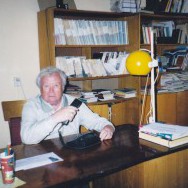 Y. Abyzov at the Society of Russian Culture in Latvia, October of 2000 Y. Abyzov at the Society of Russian Culture in Latvia, October of 2000