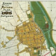 Map of Mitau (Jelgava), 1903