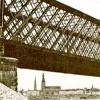 Old Railway bridge over the Daugava river in Riga