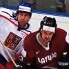 Zholtok played for  Larvian hockey team