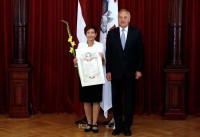 Галина Режепп - лауреат премии Атиса Кронвалда
