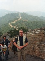 Борис Колесников на Великой Китайской стене