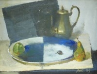 Vladimir Kozin. Still Life with a Pear.