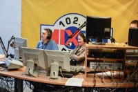 В студии МИКС ФМ с Полиной Кузьминой