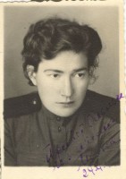 Старший сержант Правдина.  Апрель1945 г. Белосток