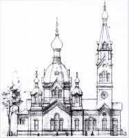 Первоначальный проект Троице-Задвинской церкви