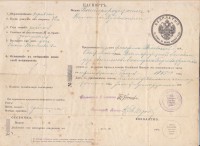 Jekaterīnas Frolovas pase, izdota 1917. gada 13. jūnijā