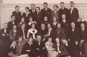Педагоги и студенты Латвийской консерватории, 1928 год